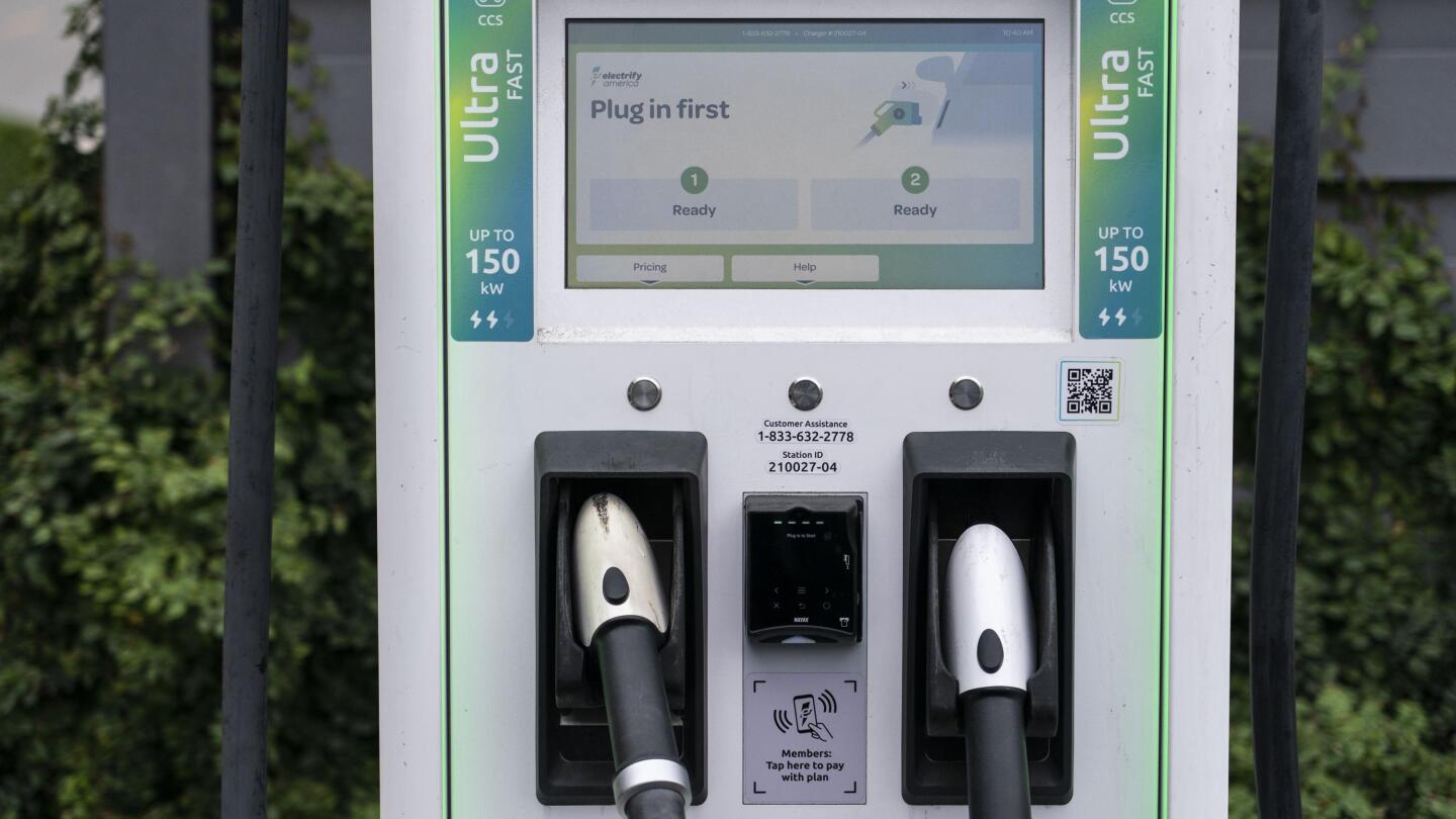 Charging tesla at sales electrify america